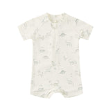 Dinosaur Zip Rashguard - Quincy Mae