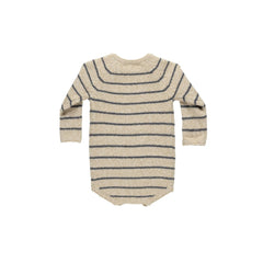 Indigo Stripe Riggens Romper - Quincy Mae