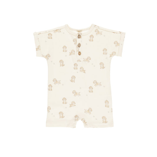 Puppies Short Sleeve One Piece - Quincy Mae