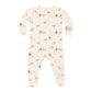 Forest Friends Bamboo Zip Footie - Quincy Mae