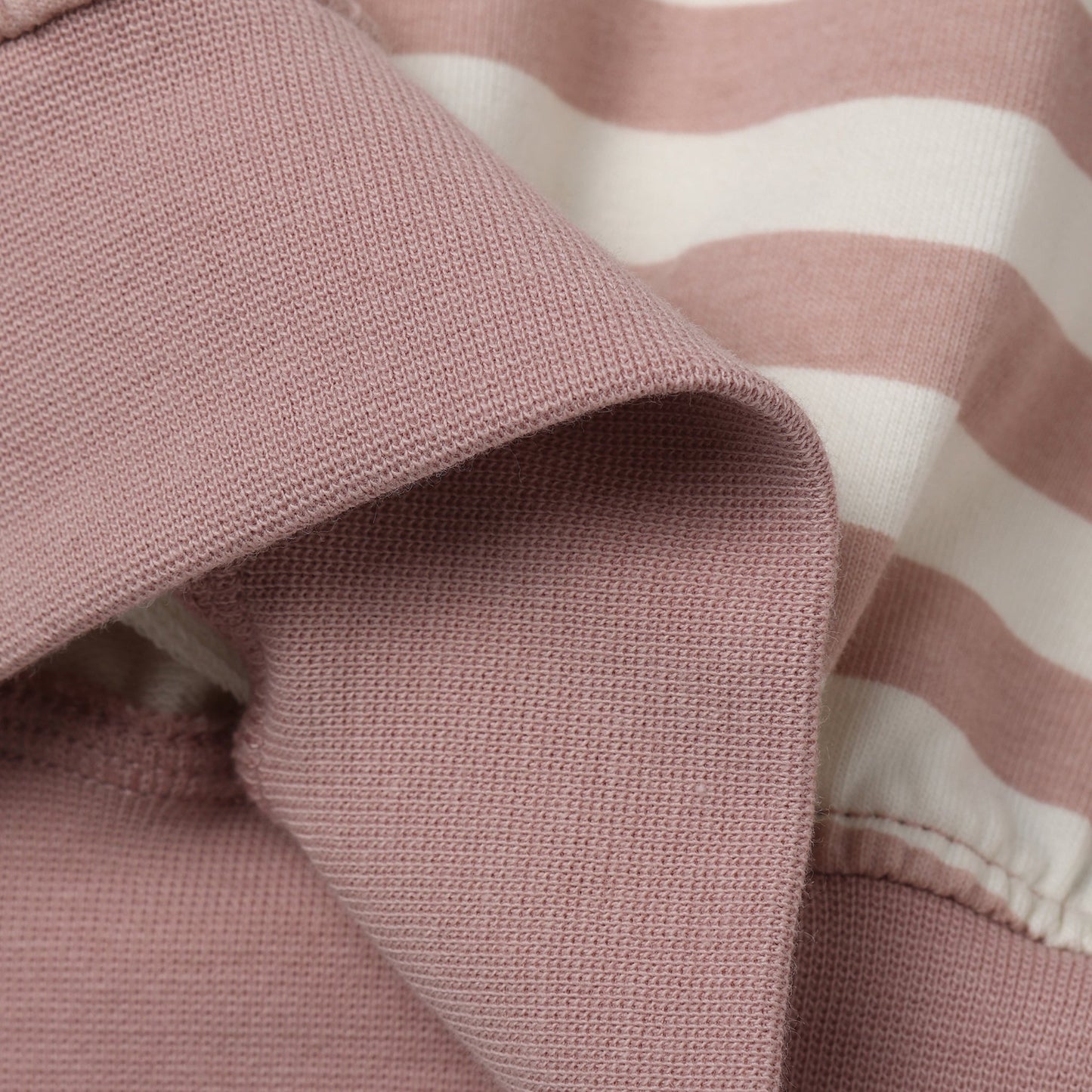 Pink Stripe Relaxed Sweatshirt - Quincy Mae