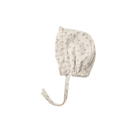 Bluebell Ruffle Woven Bonnet - Quincy Mae