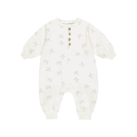 Birds Relaxed Jumpsuit - Quincy Mae