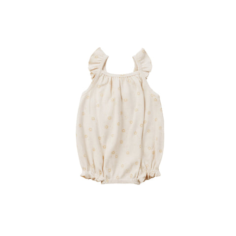 Suns Ribbed Ruffle Romper - Quincy Mae