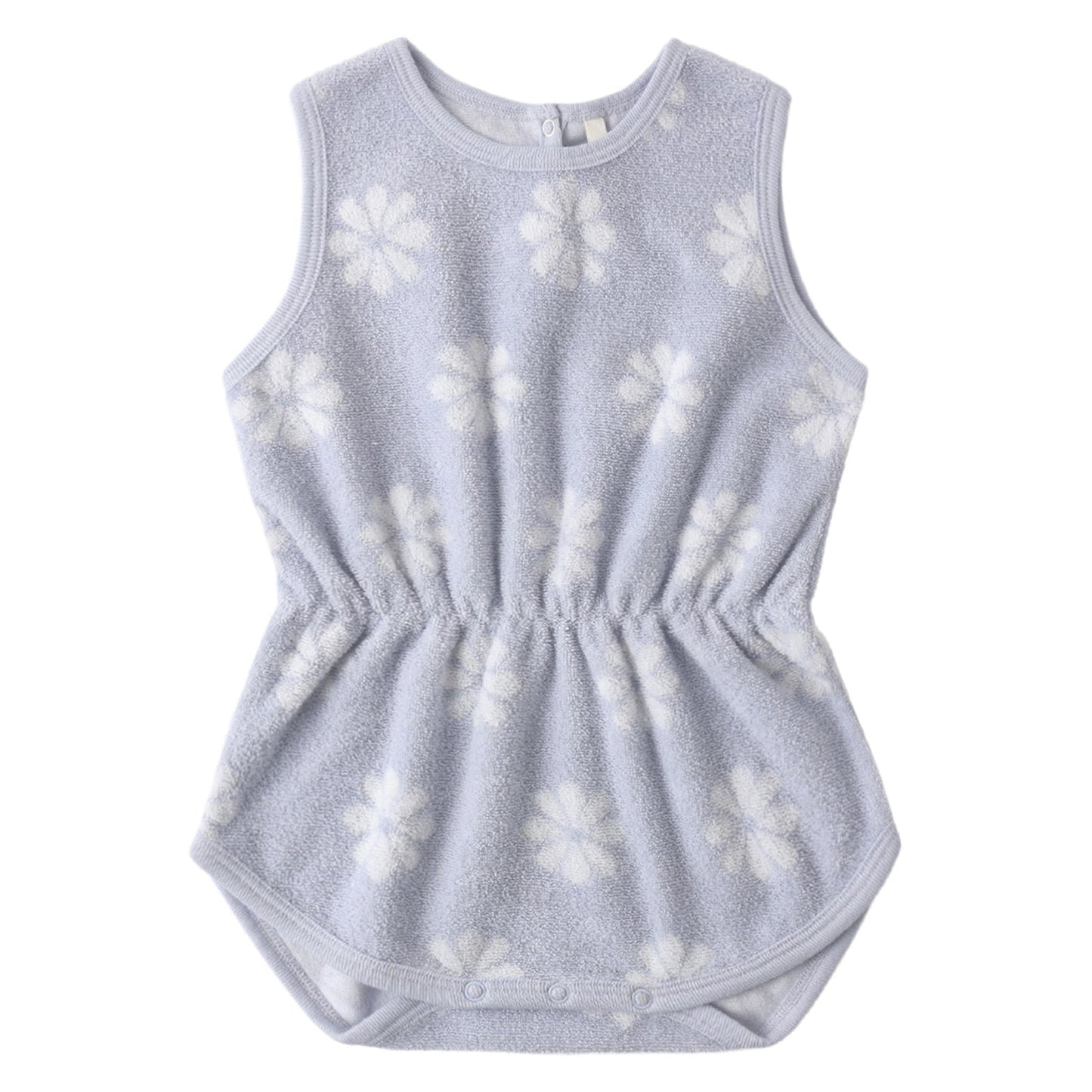 Periwinkle Daisy Cinch Playsuit - Rylee & Cru