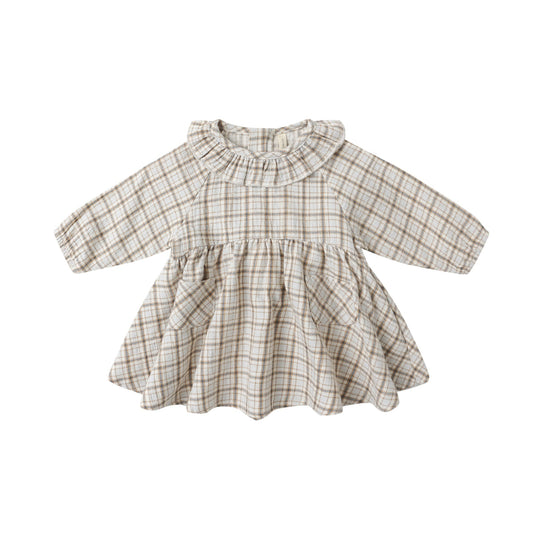 Blue Plaid Simone Dress - Quincy Mae