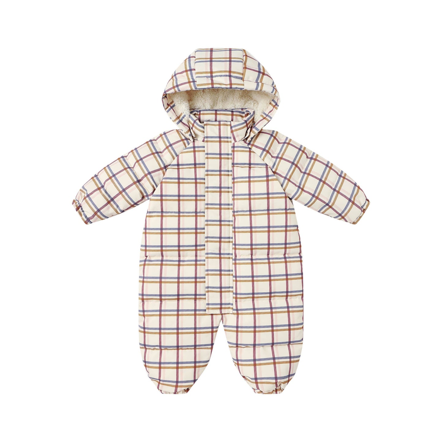 Multi Plaid Puffer One Piece - Rylee + Cru