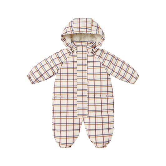 Multi Plaid Puffer One Piece - Rylee + Cru
