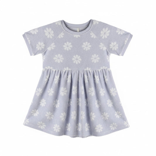 Perwinkle Daisy Raglan Dress - Rylee & Cru