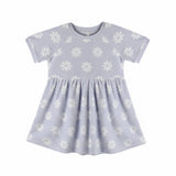 Perwinkle Daisy Raglan Dress - Rylee & Cru