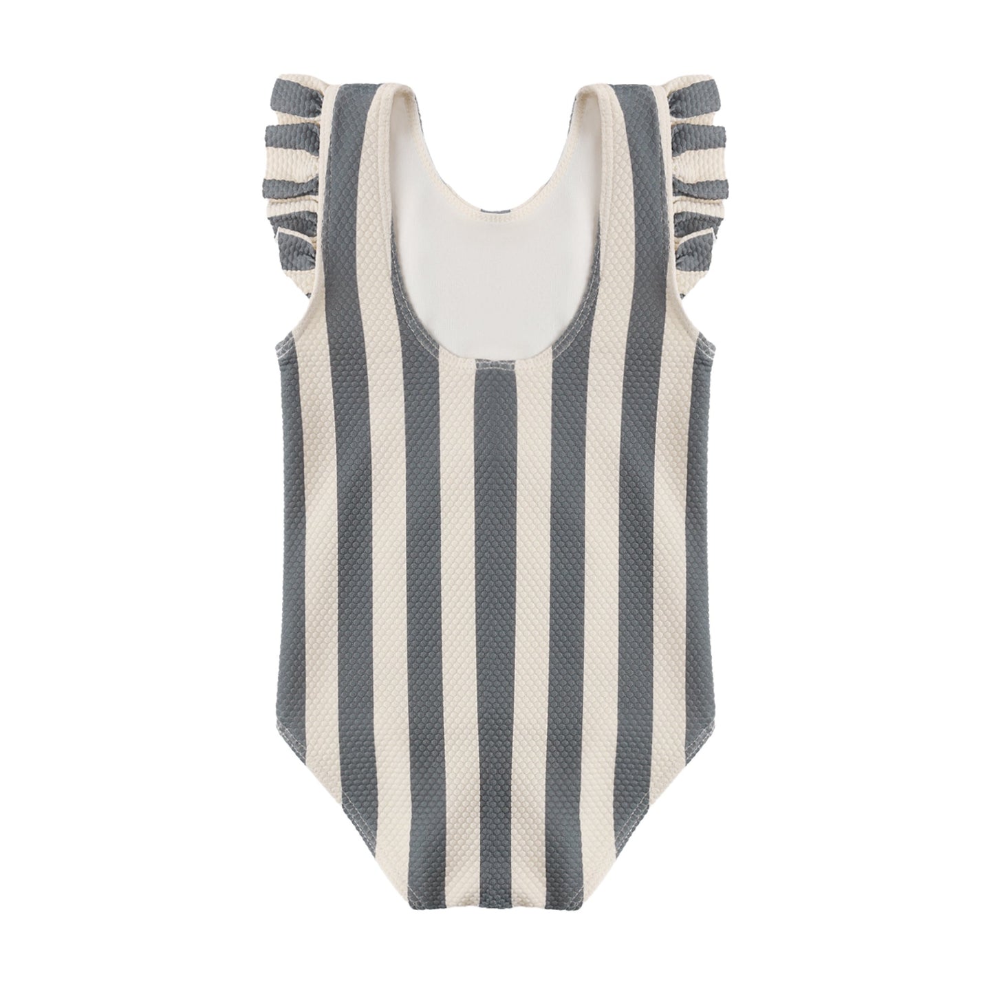 Ocean Retro Stripe Scoop Back Swimsuit - Quincy Mae