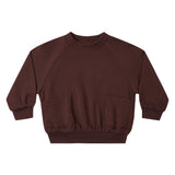 Black Cherry Pocket Sweatshirt - Quincy Mae