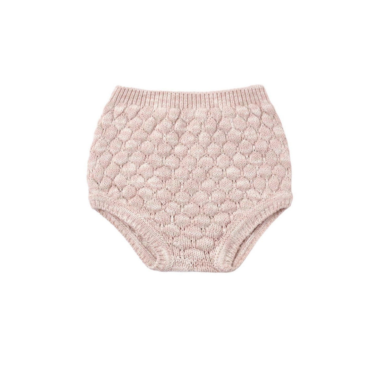 Dusty Rose Speckle Knit Bloomer - Quincy Mae