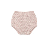 Dusty Rose Speckle Knit Bloomer - Quincy Mae