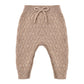 Heathered Almond Knit Pant - Quincy Mae