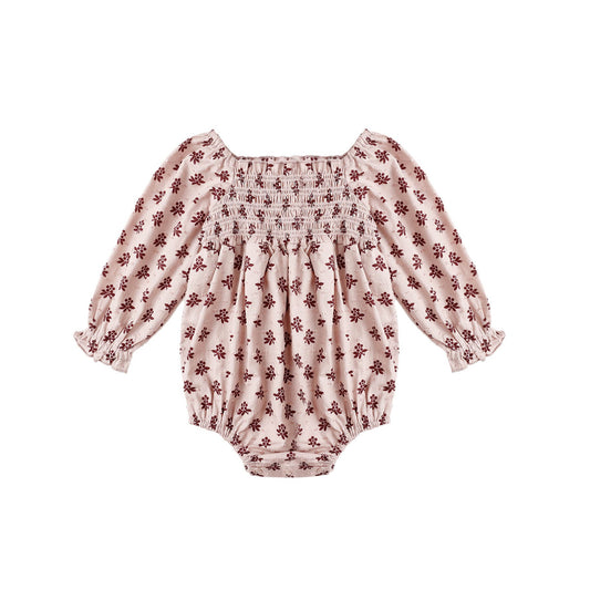 Blush Fleur Adelaide Romper - Rylee + Cru