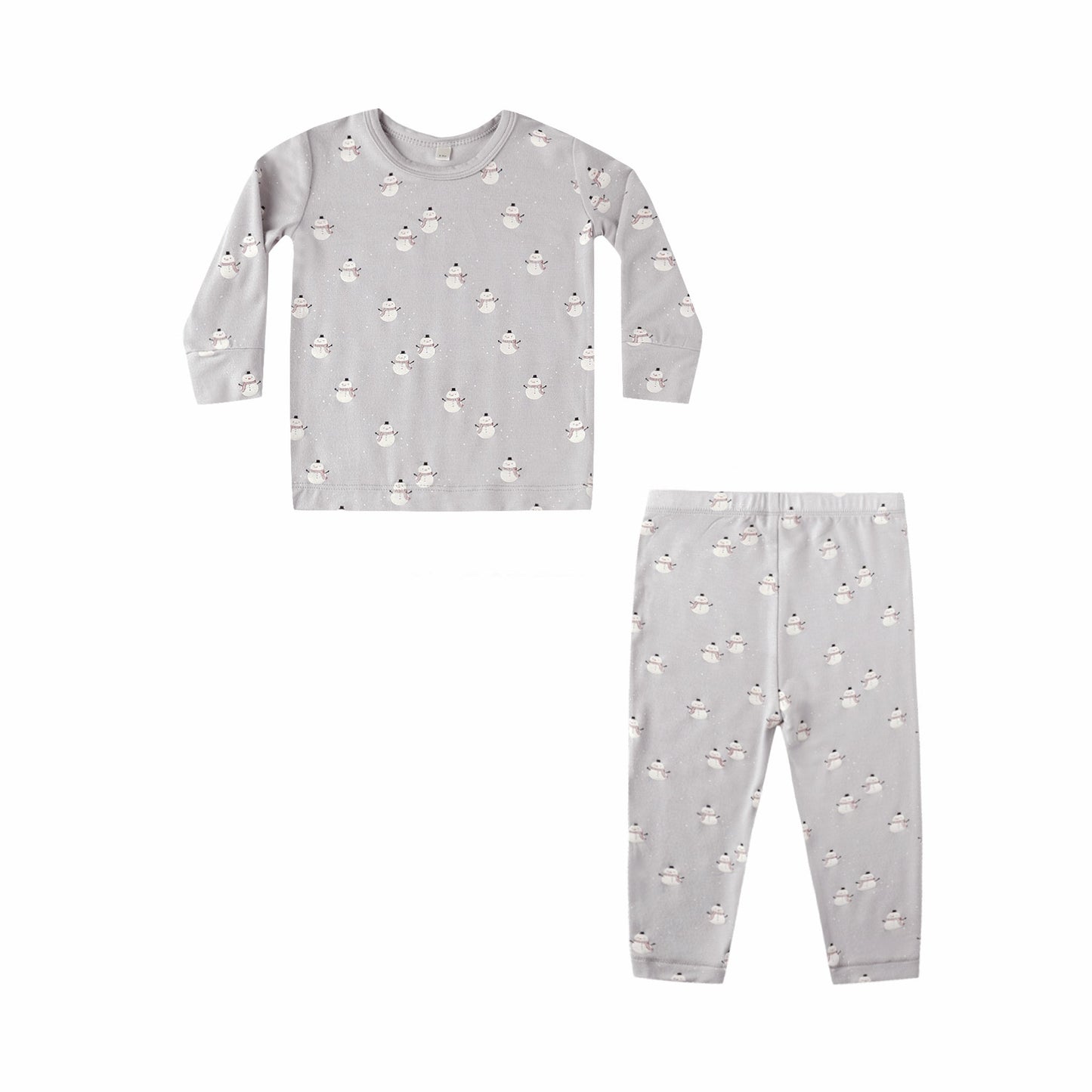 Snowman Bamboo Pajama Set - Quincy Mae