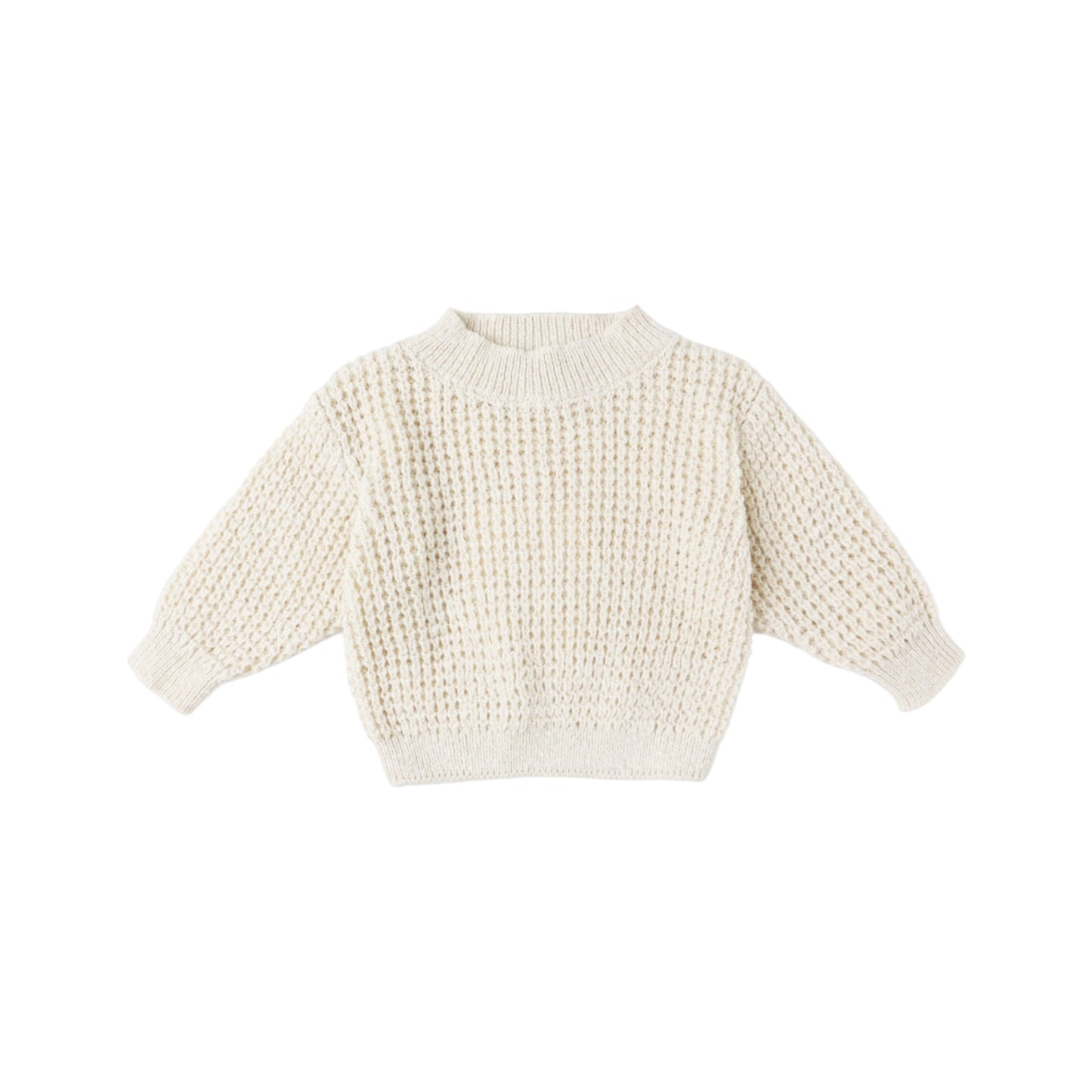 Natural Chunky Knit Sweater - Quincy Mae
