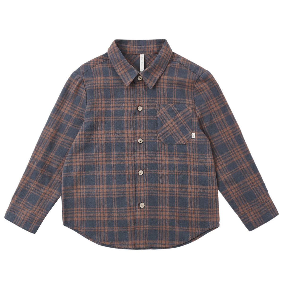 Midnight Plaid Collared Shirt - Rylee & Cru