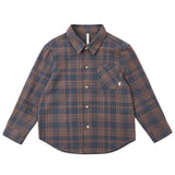 Midnight Plaid Collared Shirt - Rylee & Cru