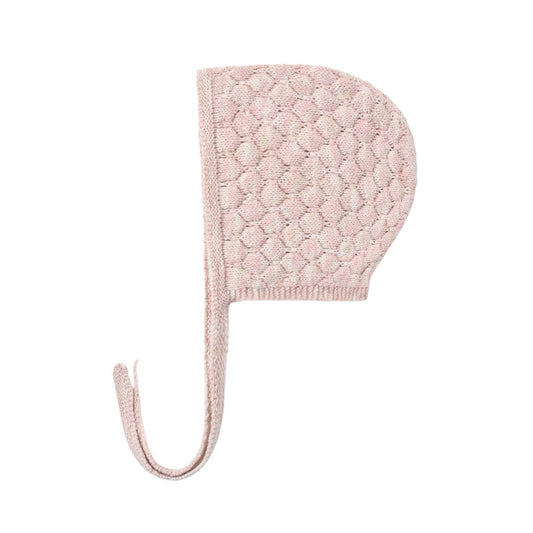 Rose Speckle Knit Bonnet - Quincy Mae