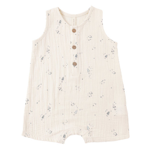 Space Jack Romper - Quincy Mae