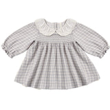 Blue Gingham Callie Dress - Quincy Mae