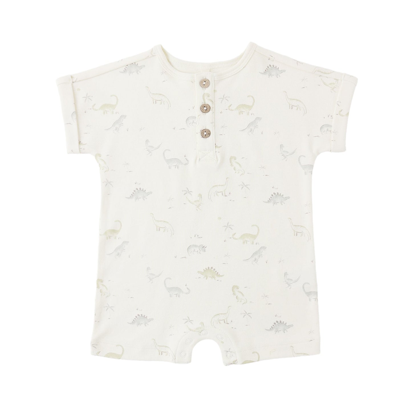 Dinosaur Short Sleeve One Piece - Quincy Mae