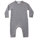 Heather Slate Knit Jumpsuit - Quincy Mae
