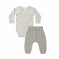 Laurel Stripe Snap Bodysuit & Pant - Quincy Mae