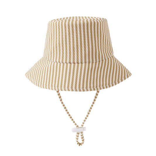 Honey Small Stripe Bucket Hat - Quincy Mae
