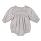 Blue Gingham Eden Romper - Quincy Mae