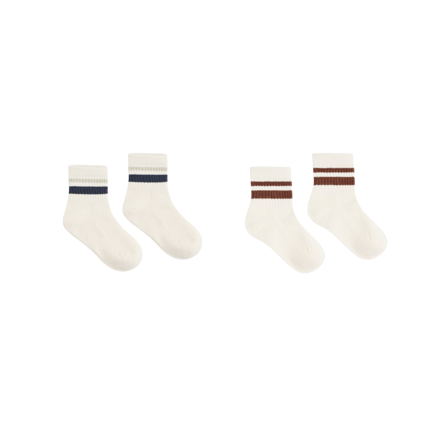 Fog & Mulberry Striped Sock Pack - Rylee + Cru