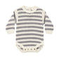 Slate Stripe Rex Romper - Quincy Mae
