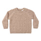 Heathered Almond Knit Sweater - Quincy Mae