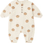 Pumpkin Fleece Jumpsuit - Quincy Mae