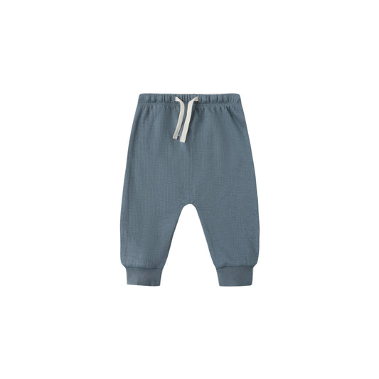 Ocean Pointelle Sweatpants - Quincy Mae