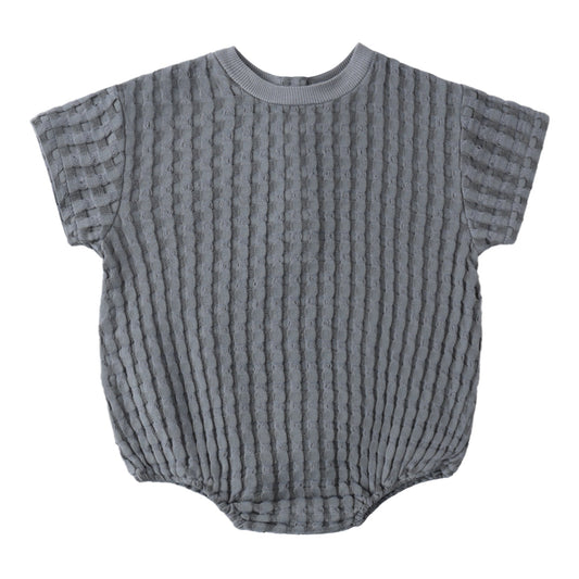Ocean Relaxed Bubble Romper - Quincy Mae