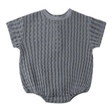 Ocean Relaxed Bubble Romper - Quincy Mae