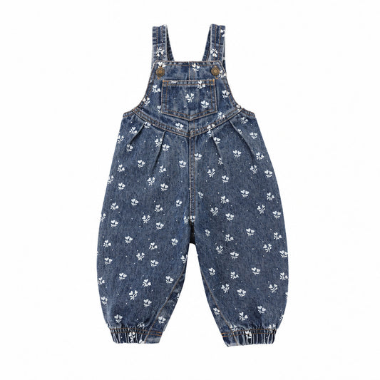 Heart Ditsy Vintage Overall - Rylee & Cru