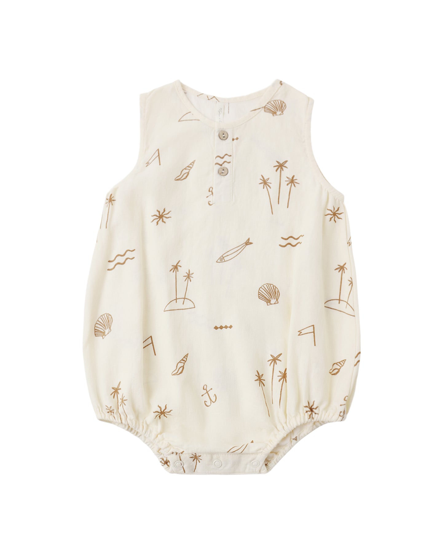 Coastal Beau Romper - Rylee & Cru