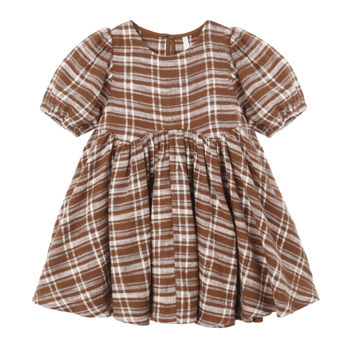 Aspen Plaid Rose Dress - Rylee + Cru