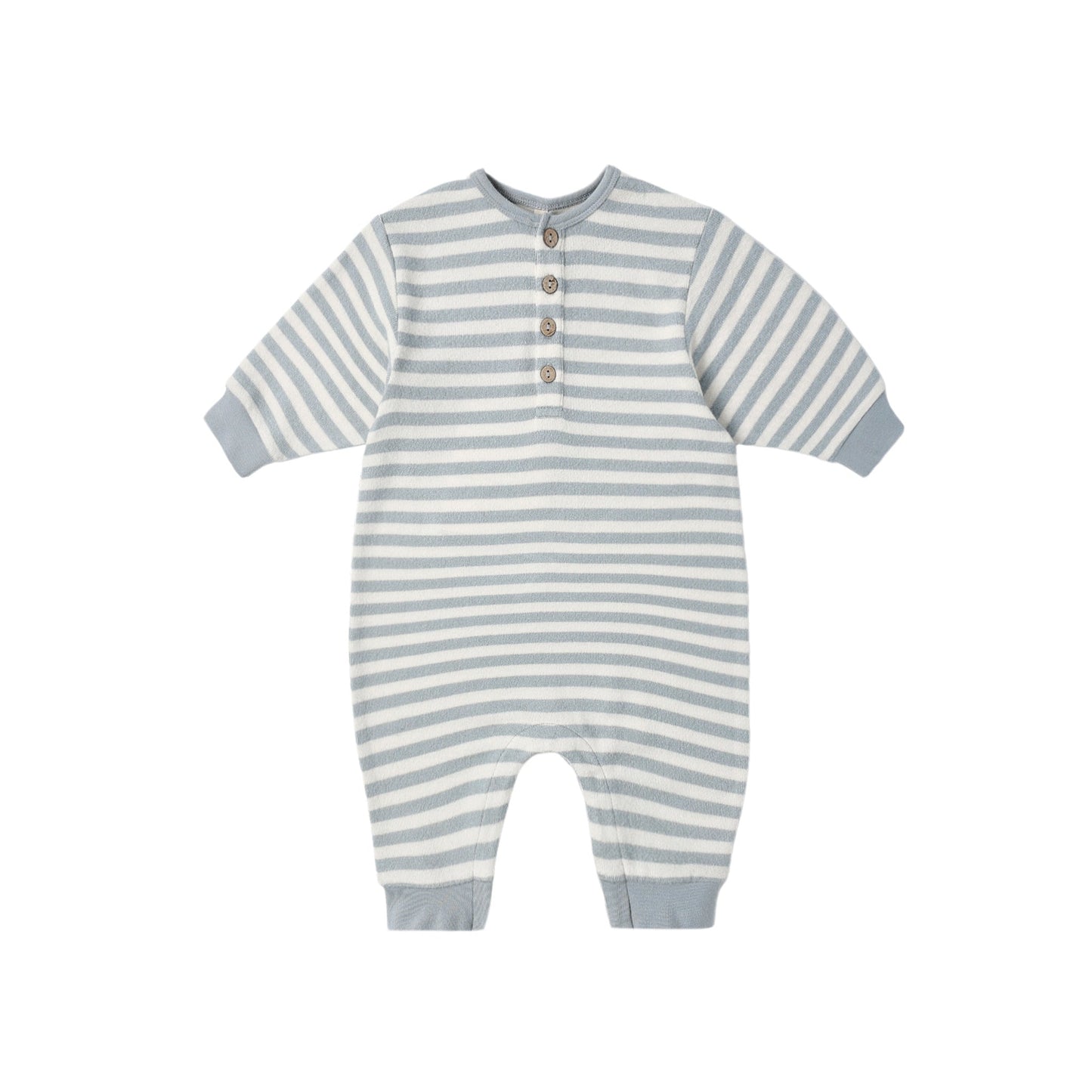 Blue Stripe Relaxed Jumpsuit - Quincy Mae