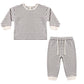 Slate Stripe Cozy Set - Quincy Mae