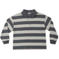 Sage Stripe Rugby Polo - Rylee + Cru