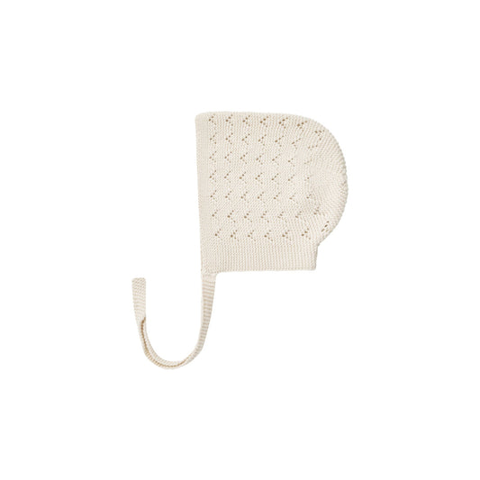 Natural Knit Bonnet - Quincy Mae