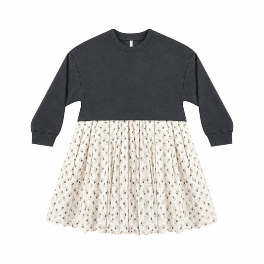 Vintage Fleur Sweatshirt Dress - Rylee + Cru