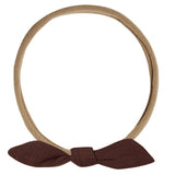 Black Cherry Little Knot Headband - Quincy Mae