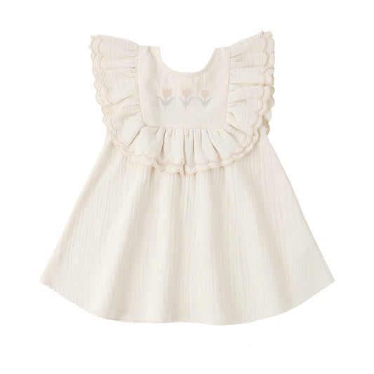 Natural Lulu Dress - Quincy Mae