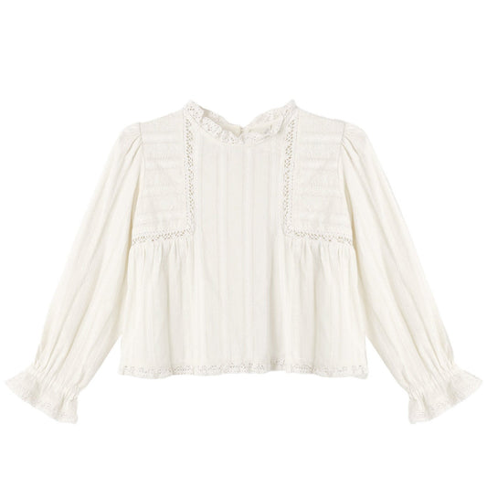 Natural Cecile Blouse - Rylee + Cru